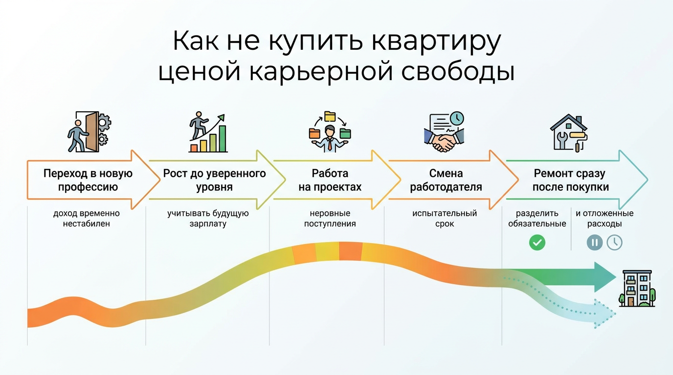 Как не купить квартиру ценой карьерной свободы